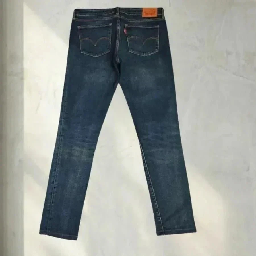 LEVI'S 711 qualidade crafted - corte skinny crop - cintura baixa - elástico - qualidade irrepreensível – photo 9